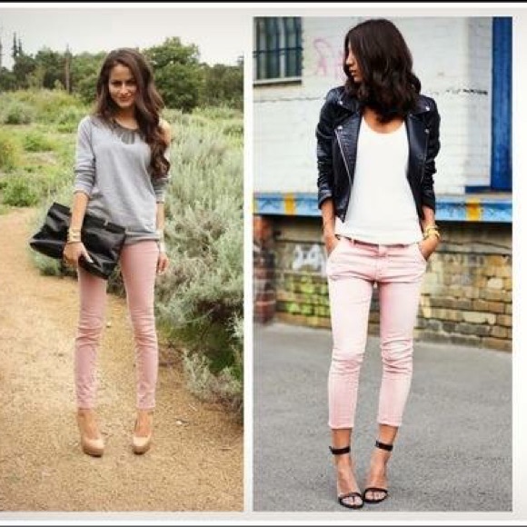 Sneak Peek Denim - •pink skinny denim• size 9 - NWT